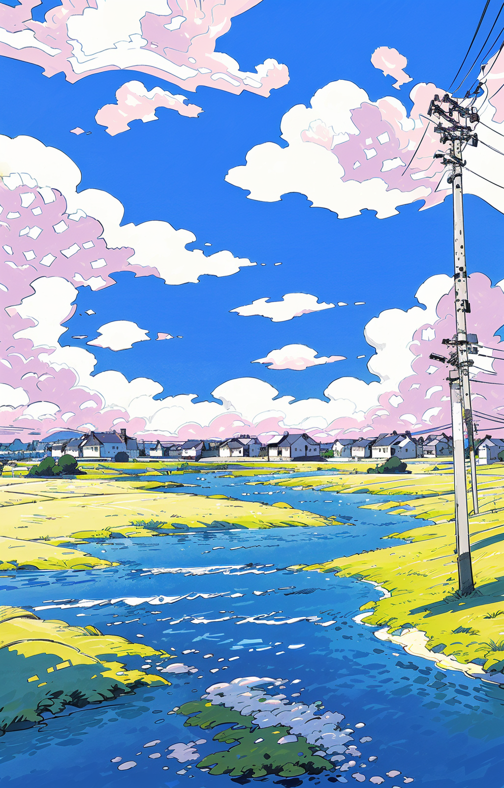 05277-1908655916-outdoors, no humans, house, cloud, grass, sky, day, power lines, scenery, road, tree, traditional media, utility pole, sign, blu.png